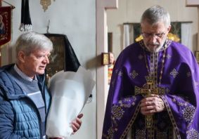 Громада привітала настоятеля (відео)